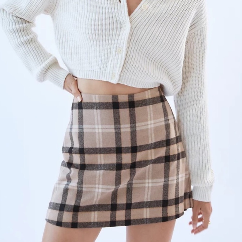 Aritzia Wilfred Plaid Skirt